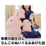 後輩の誕生日にちんこのぬいぐるみあげた話